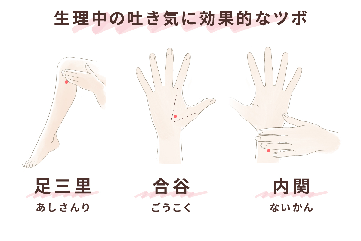 生理の吐き気とその他の吐き気